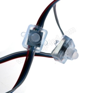 IP67 Waterproof 12mm Flat Square <strong>DMX</strong> UCS512 <strong>Digital</strong> <strong>Led</strong> Pixel Dot RGB Light - Product Image 1