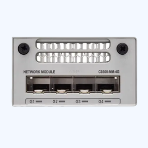 C9300-NM-4G moduli CISCOS 4x1ge Gigabit modulo di rete Ethernet per interruttori serie C9300 C9300-NM-4G - Product Image 1