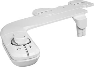 Design moderno installazione rapida in plastica ABS fissaggio Bidet per WC acqua fredda a due ugelli modalità di controllo manopola non elettrico - Product Image 2