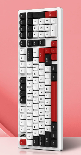 K98pro white frost song-three-mode rgb-green axis