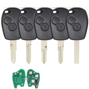 กุญแจรีโมท3ปุ่มสำหรับ Renault/kangoo i/clio III Duster twingo Dacia Logan รีโมทรถยนต์433MHz ชิป PCF7947 FOB - Product Image 3