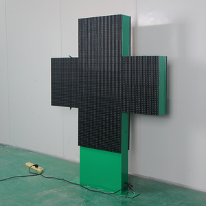 P16 scolling Led Sign farmacia Cross Outdoor programmabile 128CM Display Wifi Wireless Scrolling Sign - Product Image 4