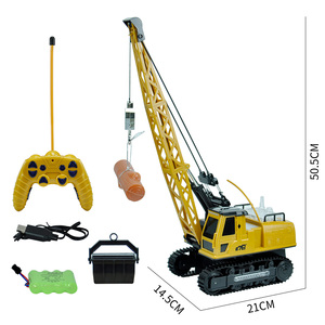 Uzaktan kumandalı kamyon Model Rc paletli kule vinci ile yanıp sönen ışık - Product Image 3
