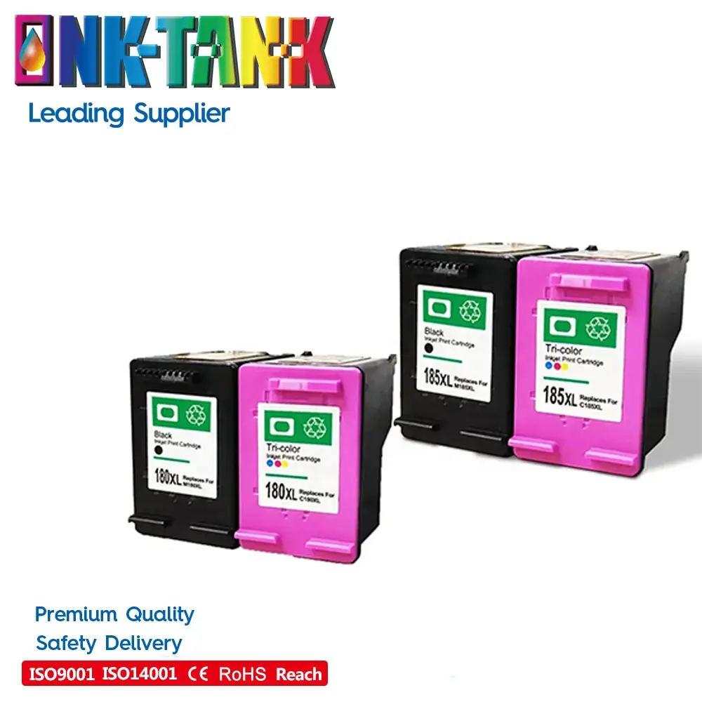 Ink-Tank INK-M180 M180 INK-M185 M185 cao cấp màu tái sản xuất hộp mực in phun cho Samsung j1770fw j1660 máy in