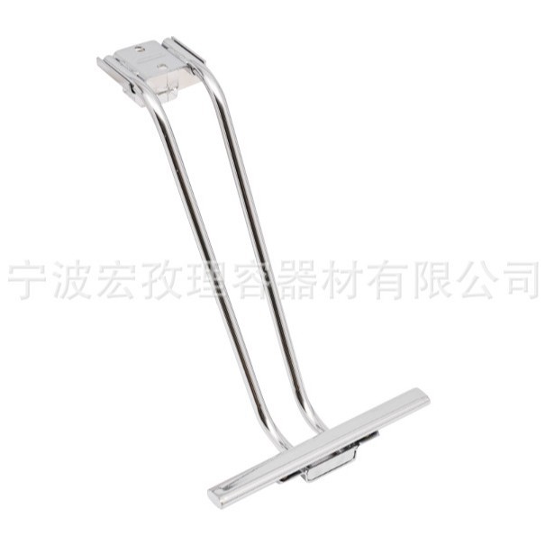 Pédale double en acier inoxydable (double trou)