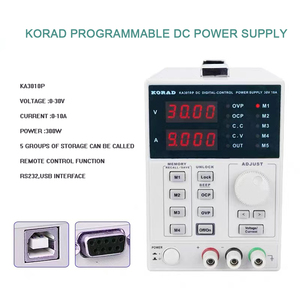 KORAD KA3010P ayarlanabilir dijital lineer programlanabilir anahtarı DC güç kaynağı 30V 10A 0.01V DC USB RS232 DC JACK ile Set - Product Image 3