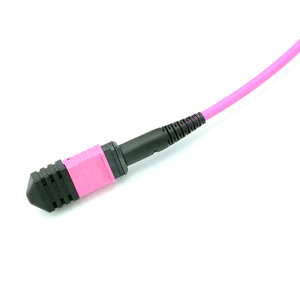 光ファイバ装置12F OM4 3.0mm LSZH MPOマルチモードパッチコードトランクコネクタ付き - Product Image 4