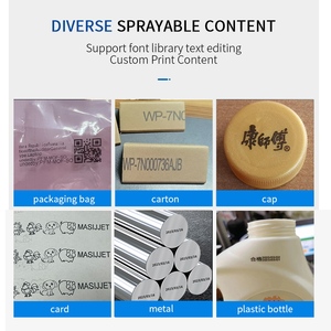 Impresora de inyección de tinta digital de mano para codificador QR industrial Número de lote Resolución de 600 ppp para huevo flexible para embalaje de cartón exterior - Product Image 6
