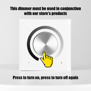 <strong>AU</strong>/US Standard Glass Panel Touch Sensor LED Light Dimmer Smart Home Wall Switch with Remote Control Factory <strong>Direct</strong> Sale - Product Image 2