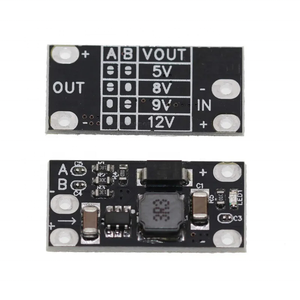 1個最新ミニブーストモジュール多機能5V/8V/9V/12V 1.5A LEDインジケーターDiy電子電圧メーター - Product Image 1