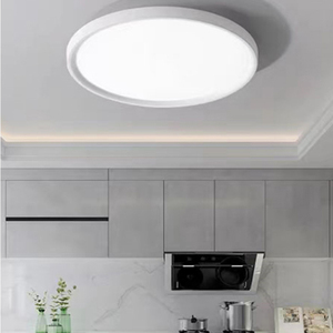 Özel kapalı ticari aydınlatma yüzeye monte dairesel tavan 3CCT ultra ince akıllı Led panel ışıkları - Product Image 4