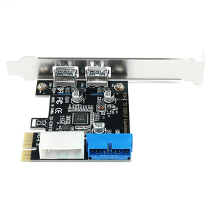 PCI Express a USB 3,0, controlador convertidor de 20 pines, PCIe x1, adaptador de 2 puertos USB 3,0, tarjeta de expansión PCI-e - Product Image 2