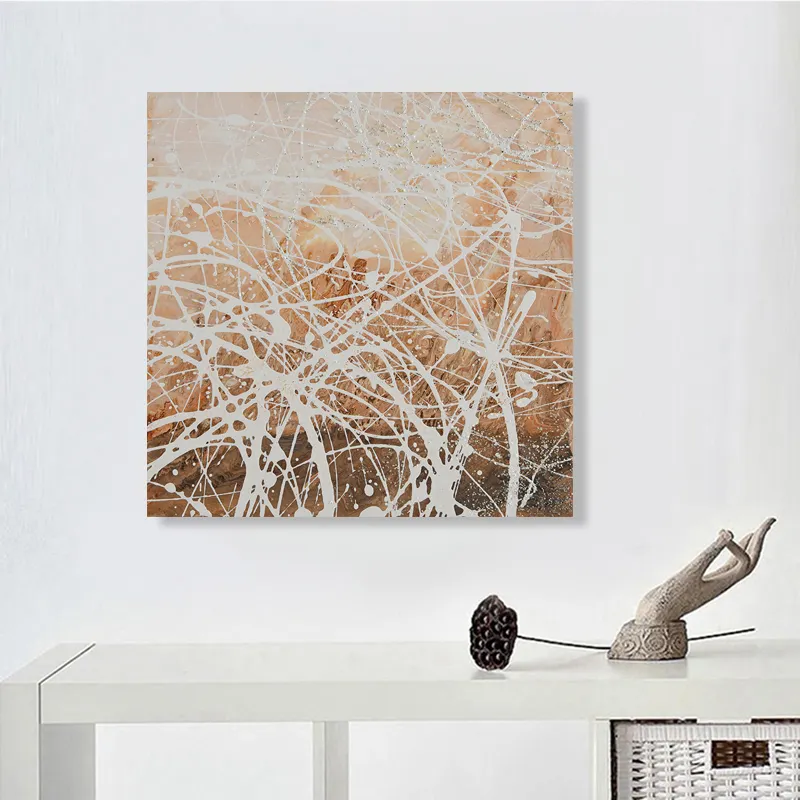 Decorazioni per la casa Wall Art Print Texture spessa astratta Canvas Art Print Wall Art pittura a olio dipinta a mano su tela acrilica originale