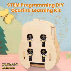 STEM DIY Ocarina Learning Kit Microbit Board Wooden <strong>Assembly</strong> Smart Programmable Project for Student Education &amp; Maker Boards - Product Image 4
