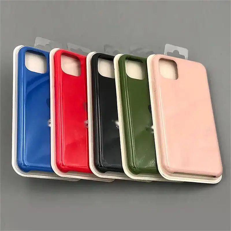 Coque de téléphone portable en caoutchouc, étui en Silicone souple de haute qualité pour Iphone 13 Pro Max avec Logo Original