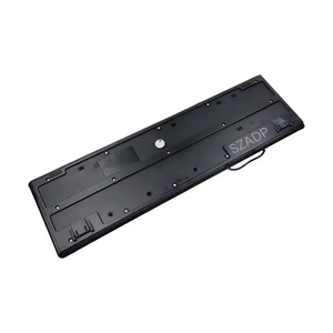 Teclado inalámbrico con tapa flotante de silicona, trípode ajustable de 24HZ, teclado con cable USB con interfaz SUB compatible con OEM - Product Image 4