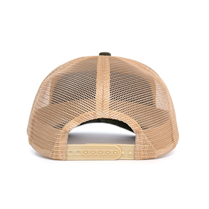 थोक कस्टम 5 पैनल हरे गोर्रा रेट्रो मेश असंरचित बेसबॉल टोपी पुरुषों के लिए वास्तविक पेड़ कैमियो ट्रक ट्रक टोपी - Product Image 4