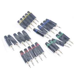 Tekli chapado en oro RCA Audio Video cabeza altavoz amplificador AV cableado enchufe solo Cable doble canal adaptador macho conector RCA - Product Image 6