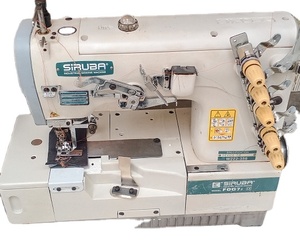 Gebruikt Sirubas F007 Interlock Naaimachine Voor Tape Binding Op T-shirt Polo Shirt Ondergoed Korte En Dus Op Heet Verkoop in 2022 - Product Image 1