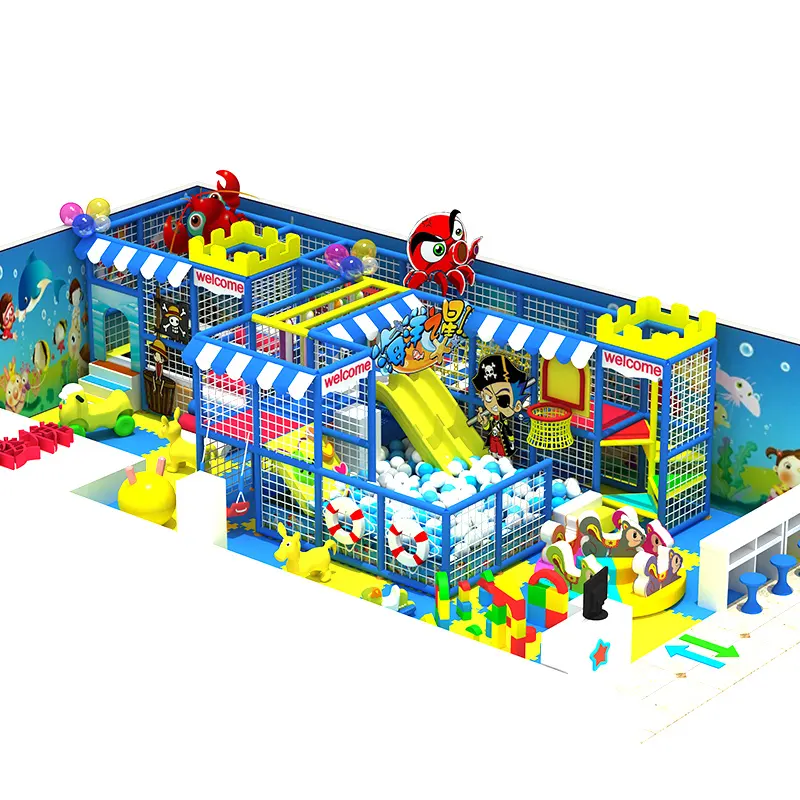 High Quality New Design Indoor Children Playground Certified by TUV For Kids