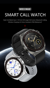 New 1.32inch MD3 MAX Relojes Inteligentes bluetooth Smart Watch with Calling <strong>Function</strong> Rotatable Button <strong>Encoder</strong> Smartwatch - Product Image 2