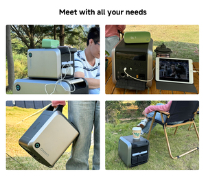 4500 Life Cycles 512Wh Solar Energy Storage Max 400W <strong>Input</strong> 600W <strong>Output</strong> Portable Power Station for Drones Fan Projector - Product Image 4