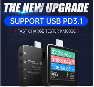 Тестер USB Type-c Usb Pd3.1 тестер chargerlab POWER-Z протокол 48V Диапазон dual Type-C тестер KM003C - Product Image 4