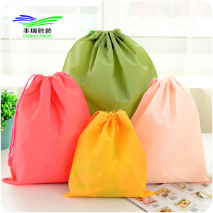 Custom With Logo <strong>String</strong> Recyclable Pull <strong>String</strong> Quality Polyester Gift Washing Golden Christmas Plastic Drawstring Pouch Bag - Product Image 6