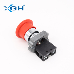 B2 Testa di Serie di Diametro 40 MILLIMETRI di Spinta di Blocco Rotazione di Uscita Di Arresto di Emergenza Push Button Switch - Product Image 5