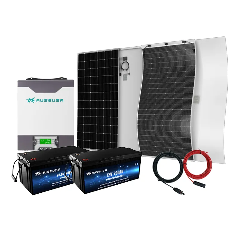 Pabrik sistem energi surya 1kw 2kw 3kw 5kw 8kw 10kw 12kw 20kw Off Grid Hybrid Solar Power sistem untuk instalasi atap