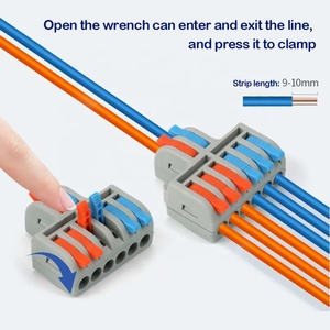 Terminal de conexión rápida de 2 en 6 salidas, Conector de cable de alta corriente, dispositivo paralelo, caja de distribución, hogar - Product Image 3