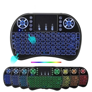 I8 Mini <strong>Keyboard</strong> 2.4ghz English Russian 3 Color Air Mouse 7 Color Backlit I8 with Touchpad Remote <strong>Control</strong> Fit for Android TV Box - Product Image 2