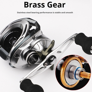 Yüksek performanslı anti-patlama Baitcasting makaraları 7.3:1 hat oranı 17 + + + + yüksek hız ile maksimum sürükle 8kg nehir balıkçılık için