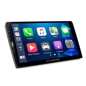 Autoradio compatibile con Apple Carplay e Android Auto, autoradio da 7 pollici 2 Din, lettore video Touch Screen con ingresso A/V - Product Image 1