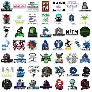 50 Stück Internet Hacker Programm Code Logo Graffiti Aufkleber für Laptop Flasche Auto Wasserdichter Programmier aufkleber - Product Image 3