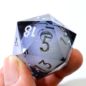 50Mm Chonk D20 Hars Grote Vloeistof Dnd Rpg Dobbelstenen Voor Tafelspel Bord Veelvlakkige Vorm 1e Editie D20 - Product Image 2