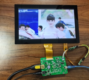 Panel de visualización de 10,1 pulgadas 1024*600 IPS RGB 50PIN Pantalla Tft Lcd con función táctil CTP placa h-dmi - Product Image 2