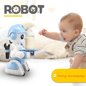 Robot inteligente de programación de tamaño pequeño para niños, dispositivo eléctrico para cantar, con sensor infrarrojo, control remoto, Juguetes - Product Image 5