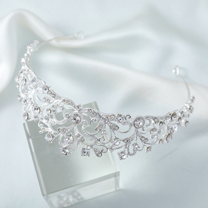 बारोक राजकुमारी क्रिस्टल गैंडों के लिए बाल मुकुट हेयर क्राउन हेयरबैंड - Product Image 6