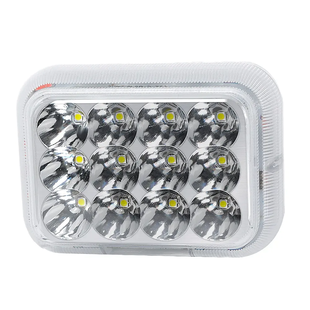 BB1150 Head Light for Motorcycle 12led 18W Universal Rectangle Motorcycle Headlight 15 LED Bulb Motorcycle