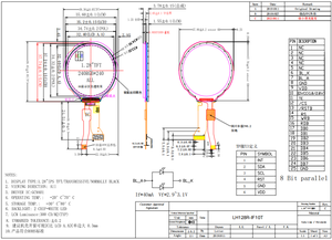 Di piccole dimensioni 1.3 pollici IPS cerchio Tft schermo Lcd 240*240 risoluzione smartwatch MCU interfaccia TFT modulo LCD - Product Image 4
