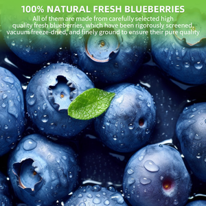 Замораживание сушеный экстракт черничного сока порошок Замороженные сушеные фрукты свежий черничный сок порошок сублимированный Черничный порошок - Product Image 4