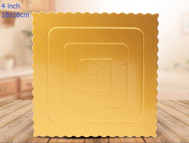 Gold Square 4 inch