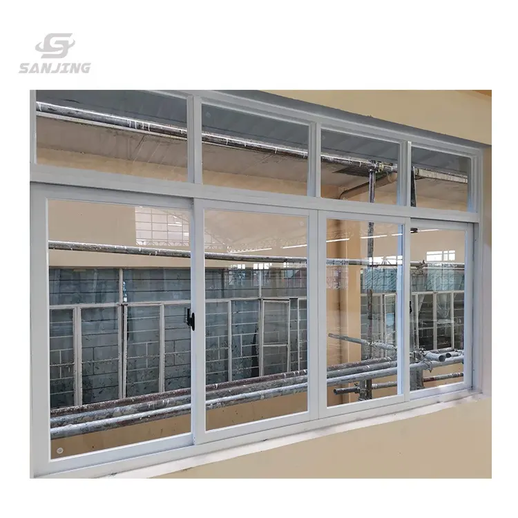 نوافذ بلاستيكية مصنع الزجاج المقسى fenesta pvc نافذة رخيصة الأبيض نافذة من كلوريد البولي فينيل غير اللدن نوافذ بلاستيكية سعر