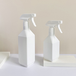 Flacone Spray grilletto in plastica cilindrica PE vuoto bianco da 500ml - Product Image 6