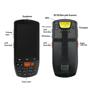 PDA 600S Drop-Proof NFC Gần Thẻ Swiper 2D Máy Quét Mã Vạch Không Thấm Nước Túi Thông Minh Máy Tính Di Động - Product Image 5