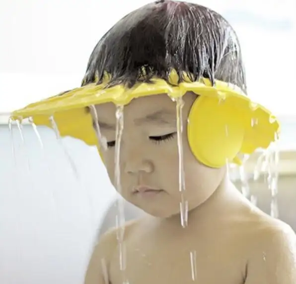 Gorro de baño para ducha de bebé, gorro de champú para ducha de bebé, corona ambiental, producto nuevo N51