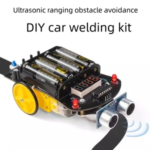 Microcontrollore intelligente per auto ad ultrasuoni per evitare gli ostacoli per il monitoraggio delle auto che vanno robot programmazione kit per auto fai da te - Product Image 3