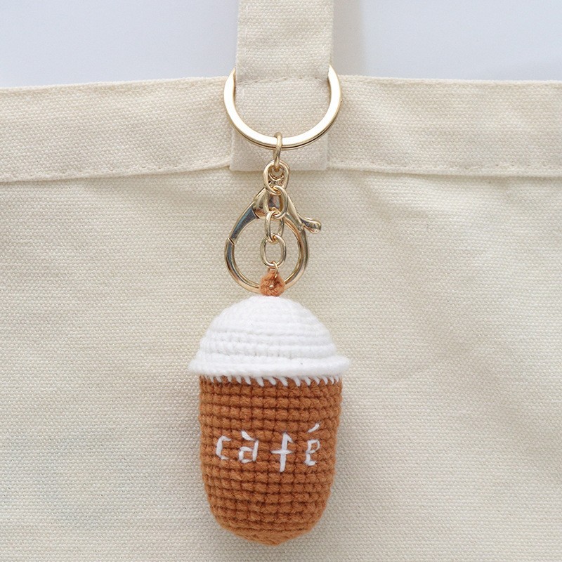 Boucle en métal pour tasse à café marron