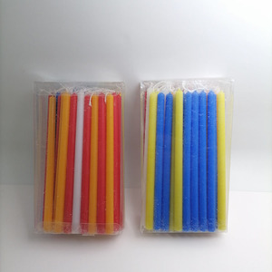 Customized Package 13cm Long Multi Colored 45pcs Box Package Isreal <strong>Judaism</strong> Chanukah Candles - Product Image 3
